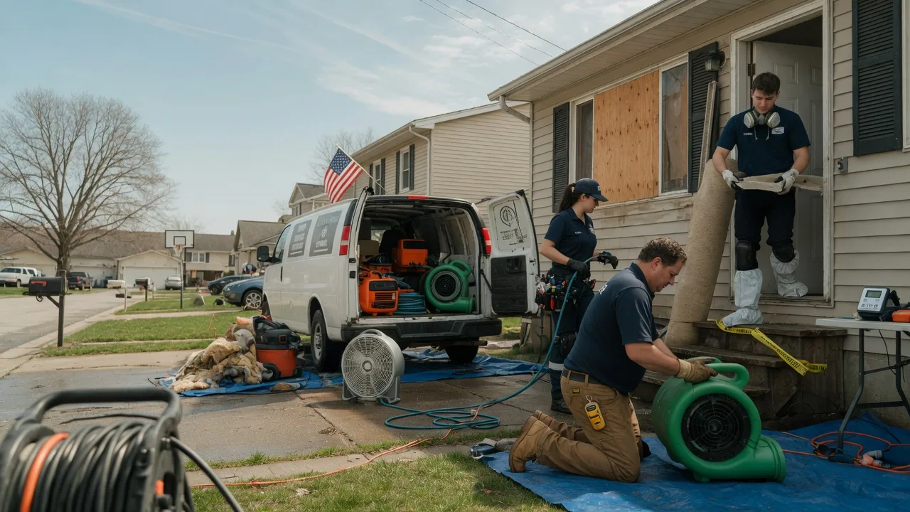 Water Damage Restoration in Marengo, IA near me